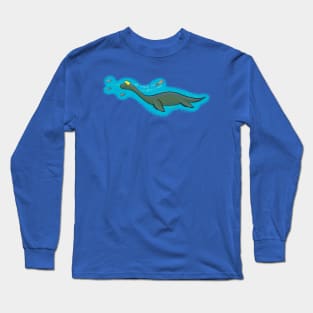 Cute sea monster or plesiosaur Long Sleeve T-Shirt